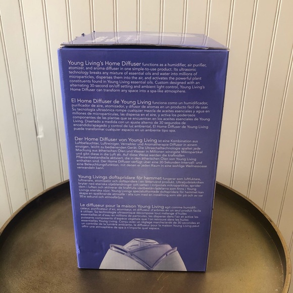 YOUNG LIVING ROSE DIFFUSER PURPLE | NEW IN BOX - Picture 5 of 9